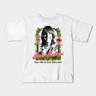 Gram Parsons /\/ Retro Style Fan Art Design Kids T-Shirt